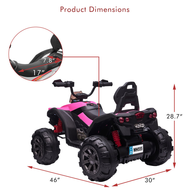 Kids 12v hotsell quad bike